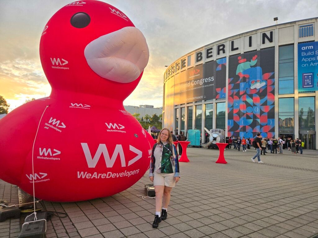 Annie Tallund at WeAreDevelopers Conference